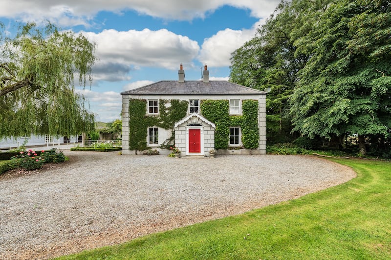 Look Inside: Home and mews on 14 acres with stables and tennis court outside Rathangan