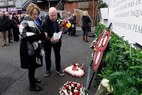 Forty-five years after Stardust fire, family and emergency services attend memorial 