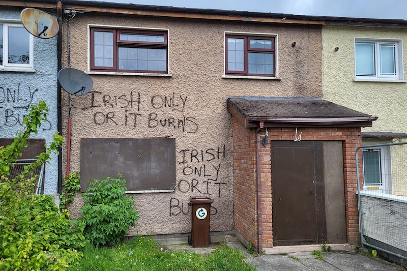 ‘Irish only or it burns’ – the rise in racist attacks on Dublin council houses 