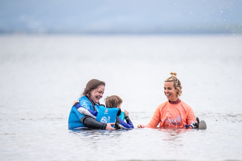 ‘To the passersby we were just your average Irish family with two kids splashing, jumping, eating sand’