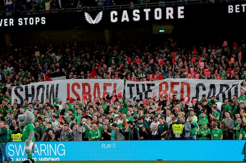 Push to boycott Ireland-Israel games kicks off in the Dáil